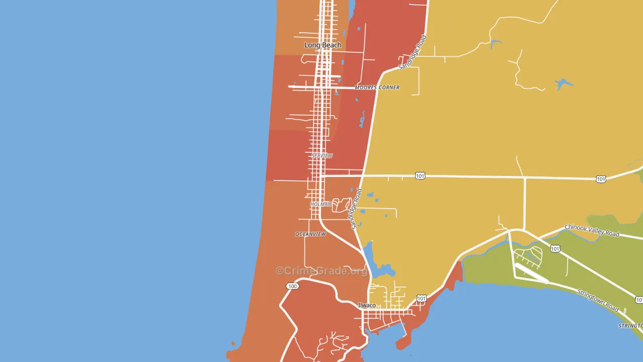 98644, WA Map of Drug-Related Crime Rates