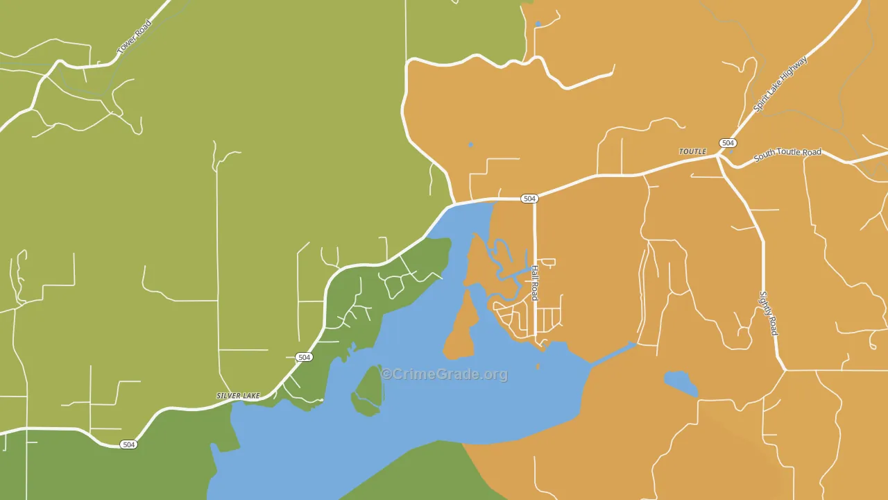98645, WA Map of Drug-Related Crime Rates