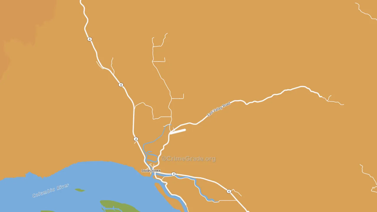 98647, WA Map of Drug-Related Crime Rates