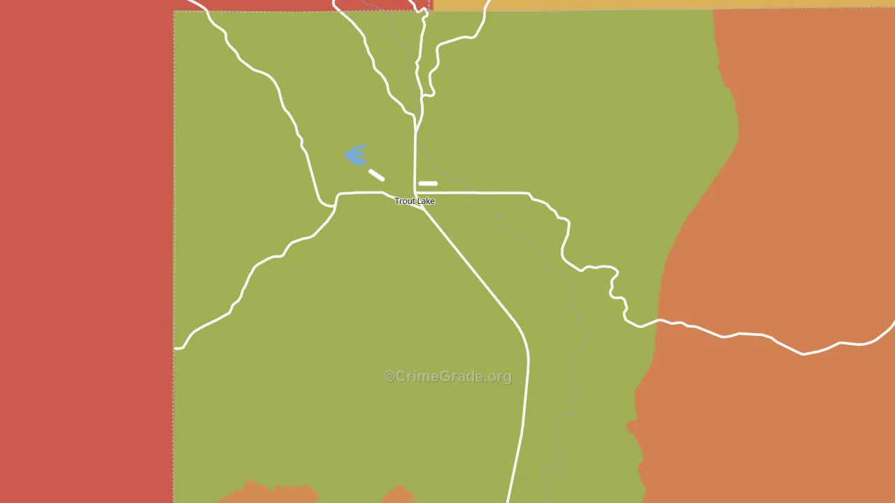 98650, WA Map of Drug-Related Crime Rates