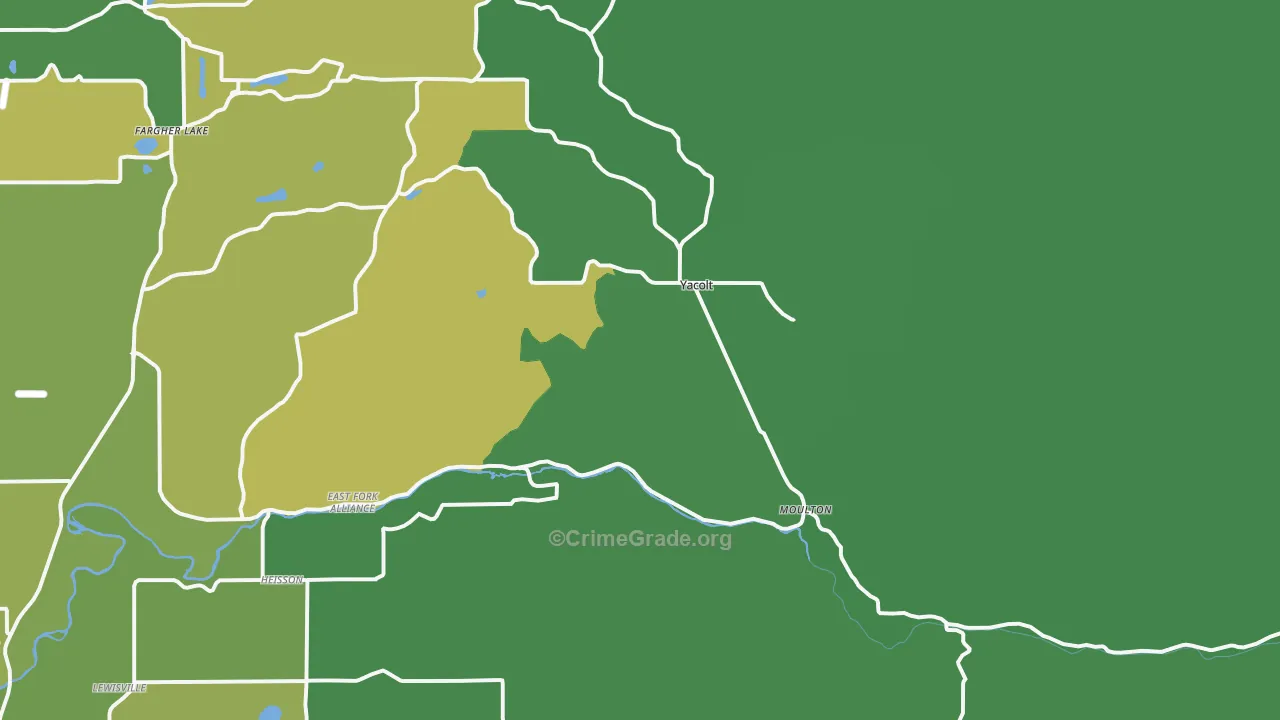 98675, WA Map of Drug-Related Crime Rates
