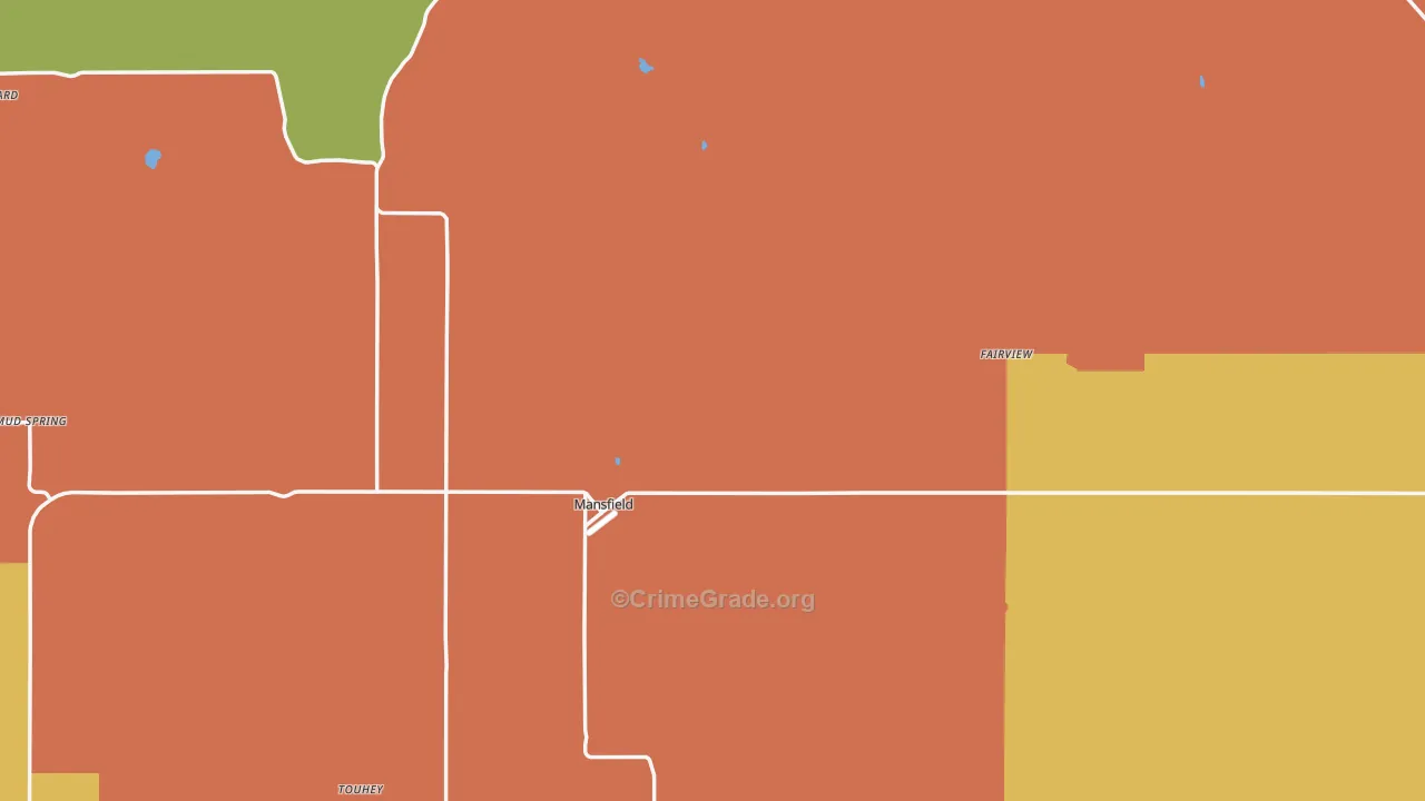 98830, WA Map of Drug-Related Crime Rates