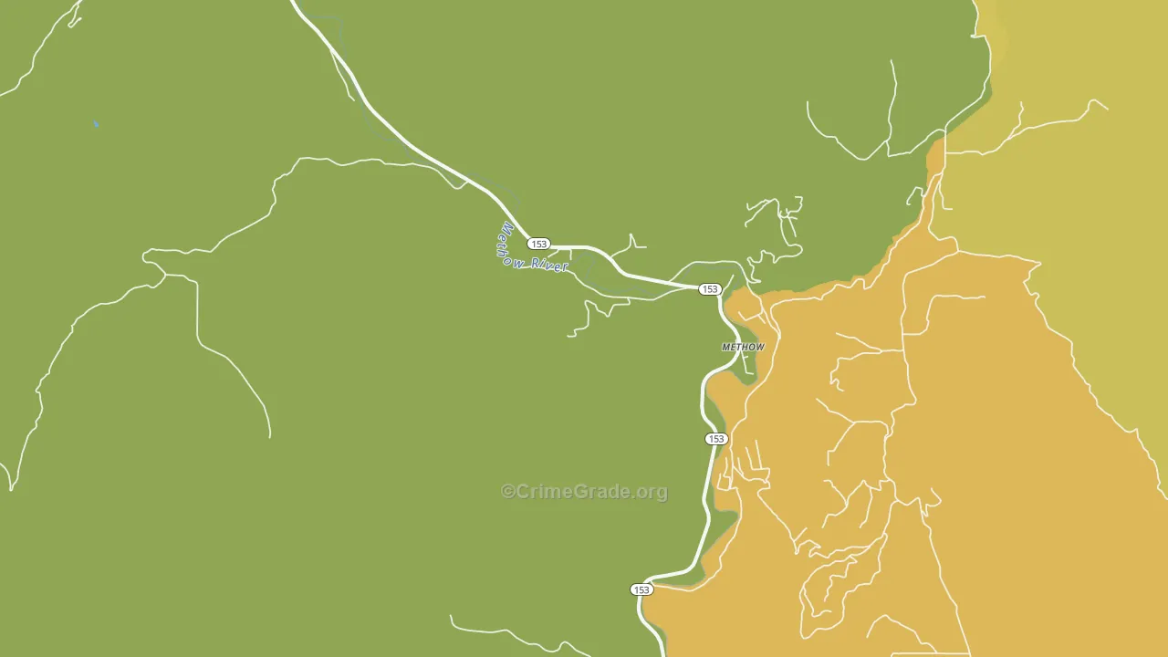 98834, WA Map of Drug-Related Crime Rates