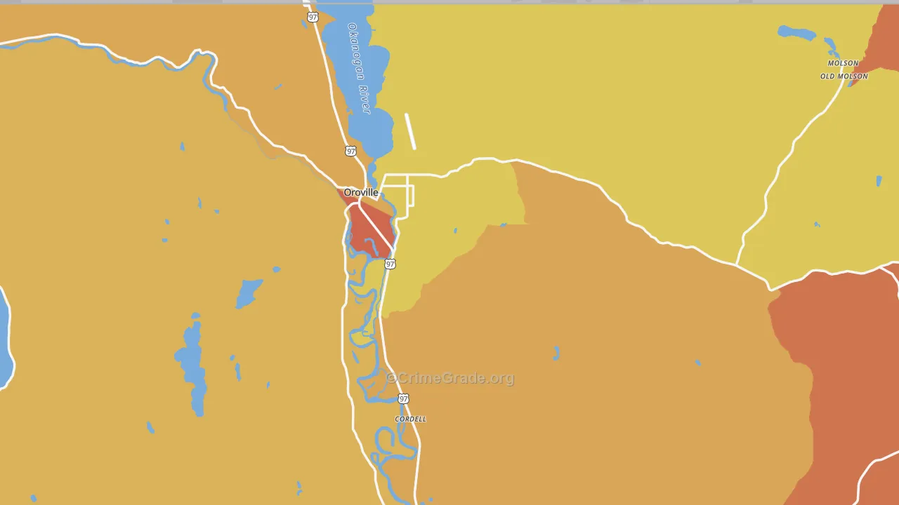 98844, WA Map of Drug-Related Crime Rates
