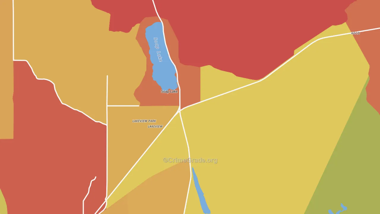 98851, WA Map of Drug-Related Crime Rates