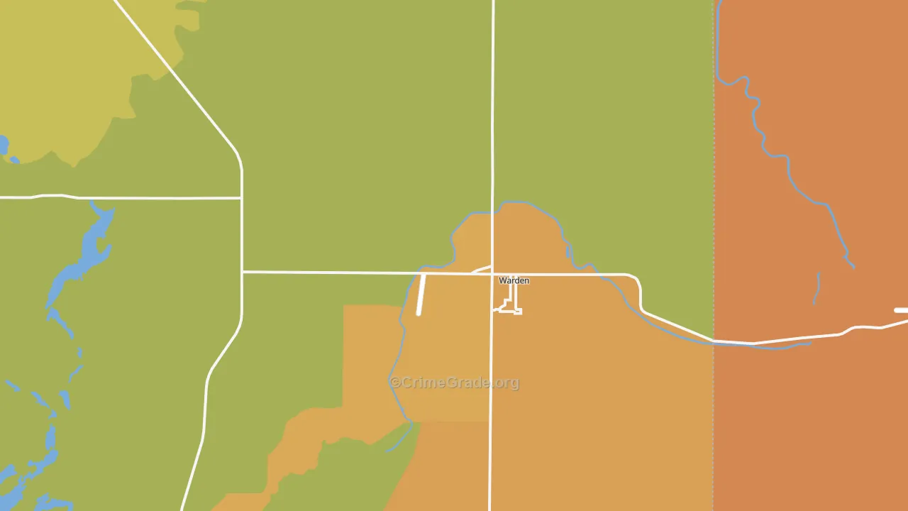 98857, WA Map of Drug-Related Crime Rates