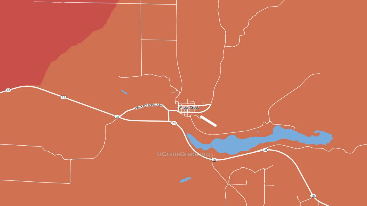 98860, WA Map of Drug-Related Crime Rates