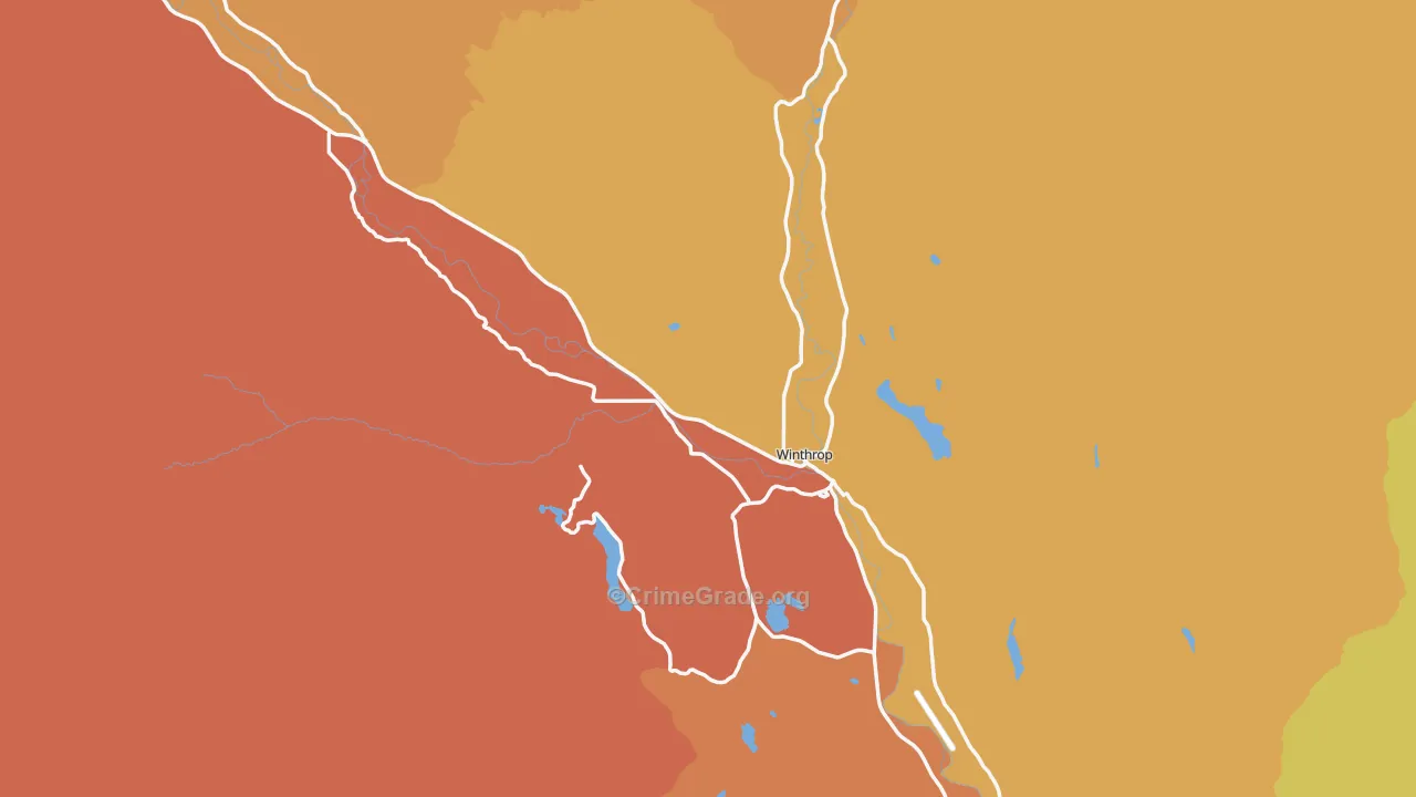 98862, WA Map of Drug-Related Crime Rates
