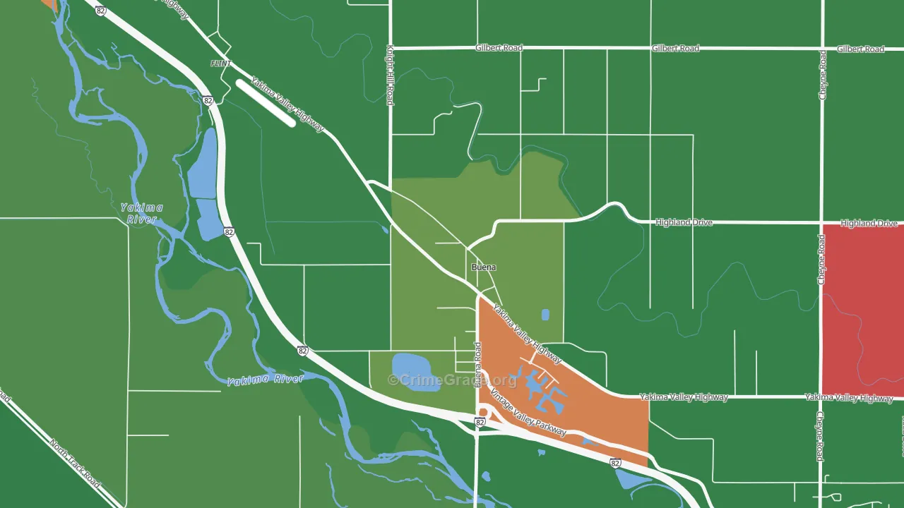 98921, WA Map of Drug-Related Crime Rates