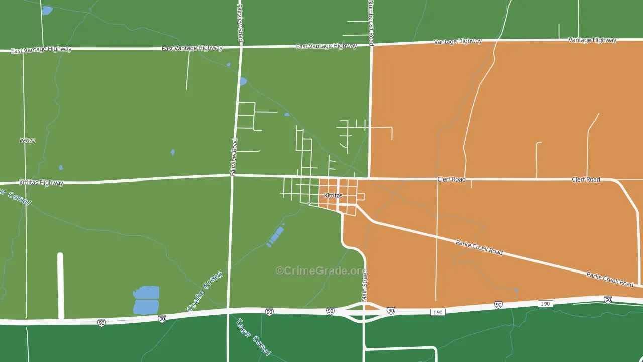 98934, WA Map of Drug-Related Crime Rates