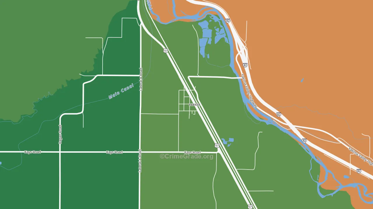 98939, WA Map of Drug-Related Crime Rates