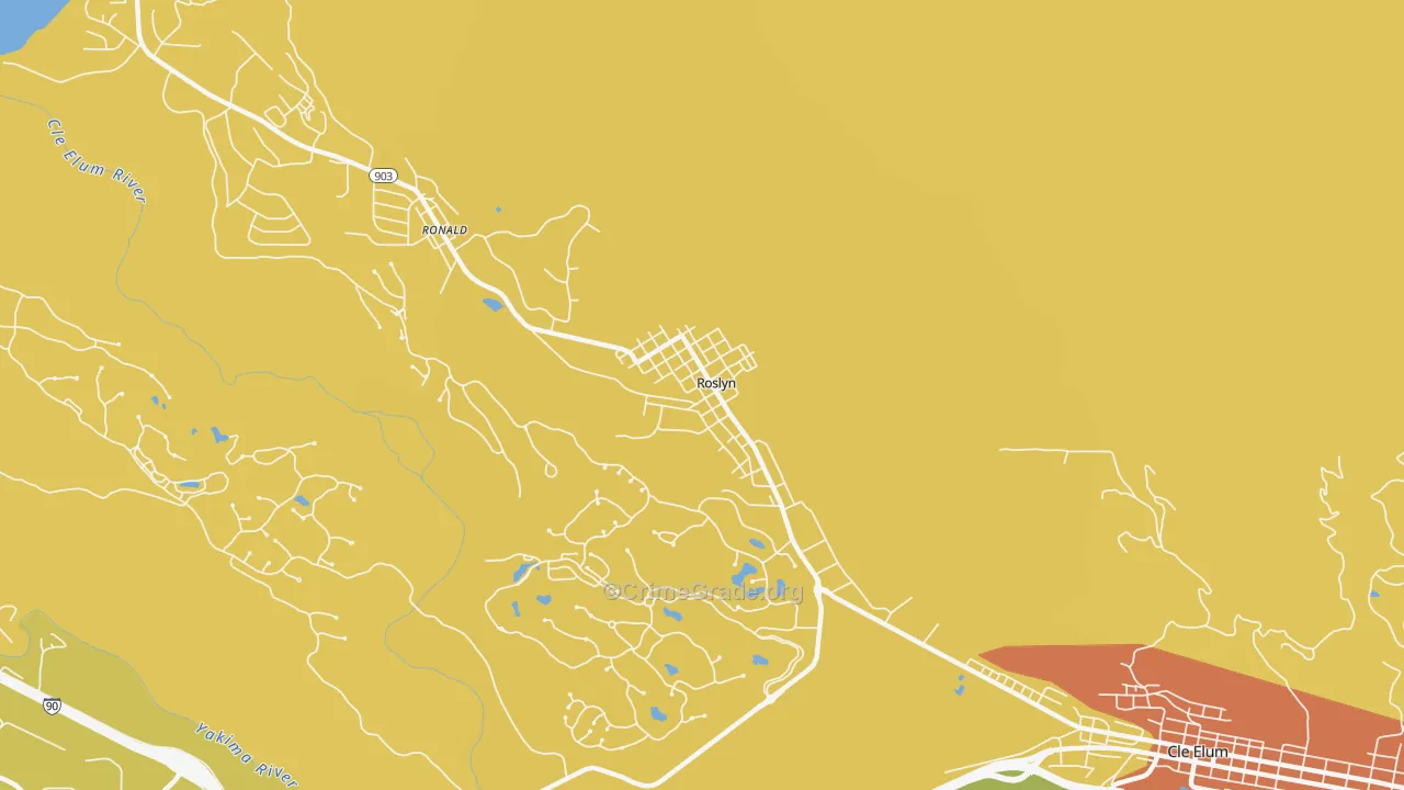 98941, WA Map of Drug-Related Crime Rates