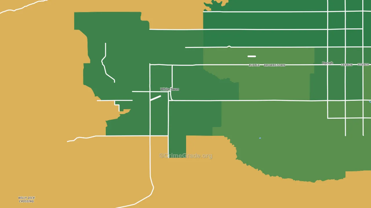 98952, WA Map of Drug-Related Crime Rates