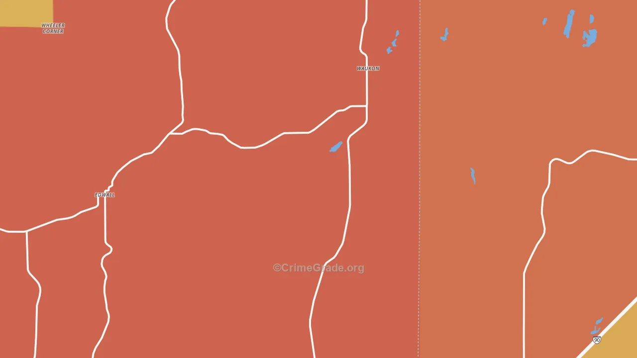 99008, WA Map of Drug-Related Crime Rates