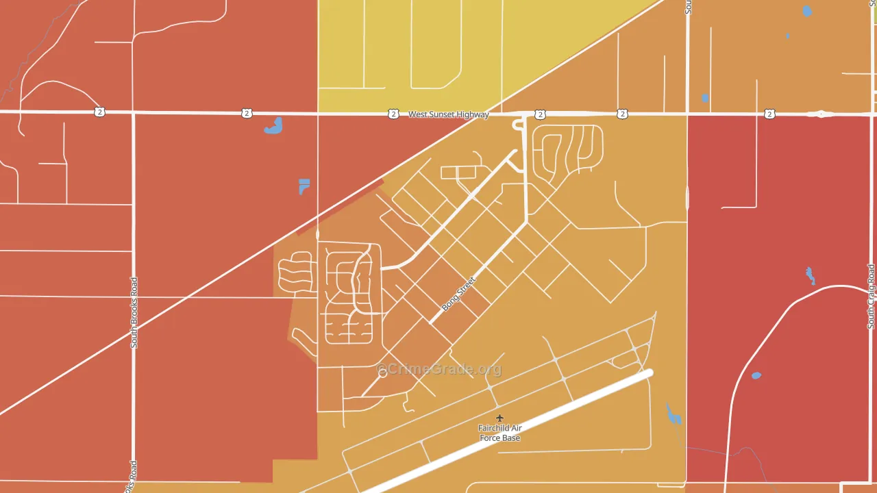 99011, WA Map of Drug-Related Crime Rates