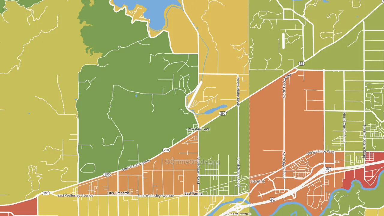 99025, WA Map of Drug-Related Crime Rates