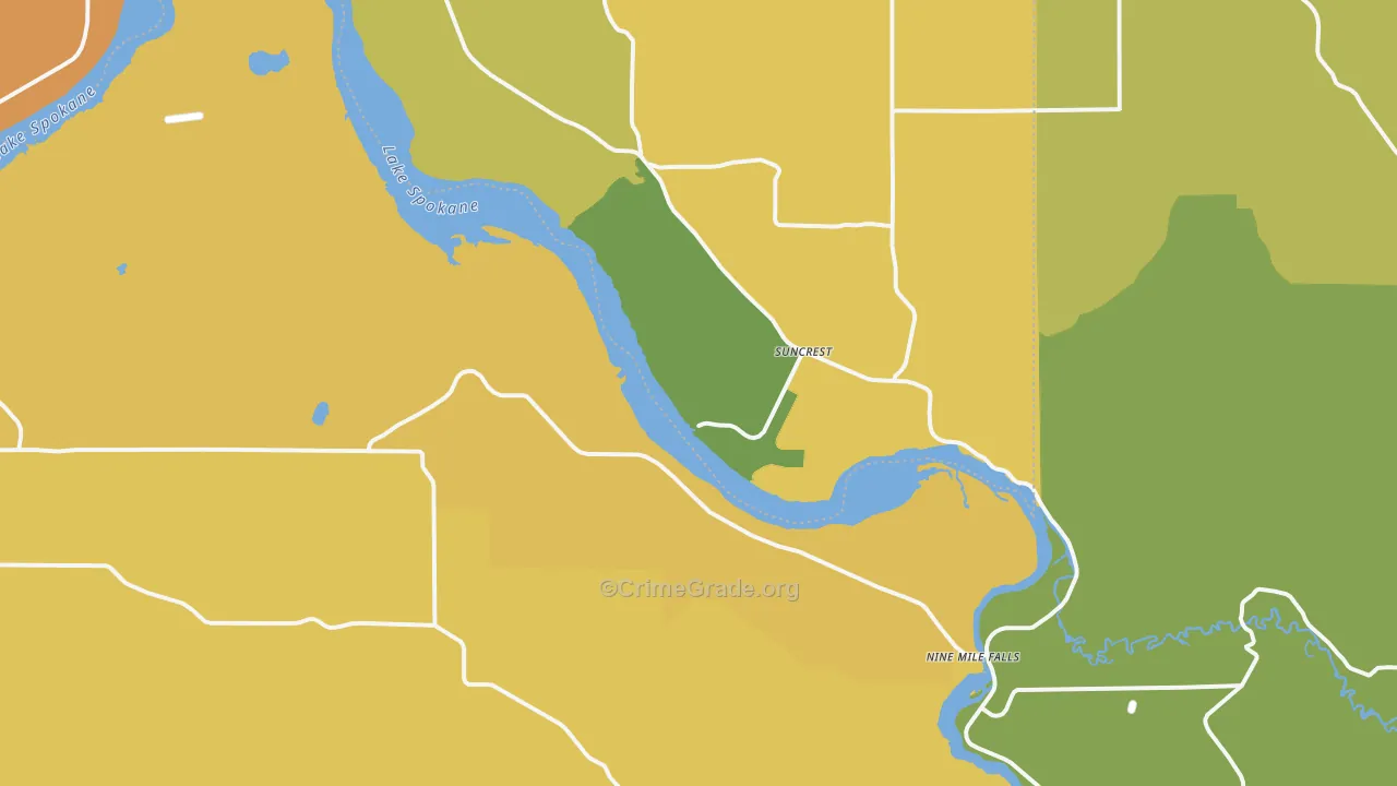 99026, WA Map of Drug-Related Crime Rates