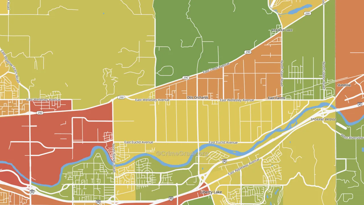 99027, WA Map of Drug-Related Crime Rates