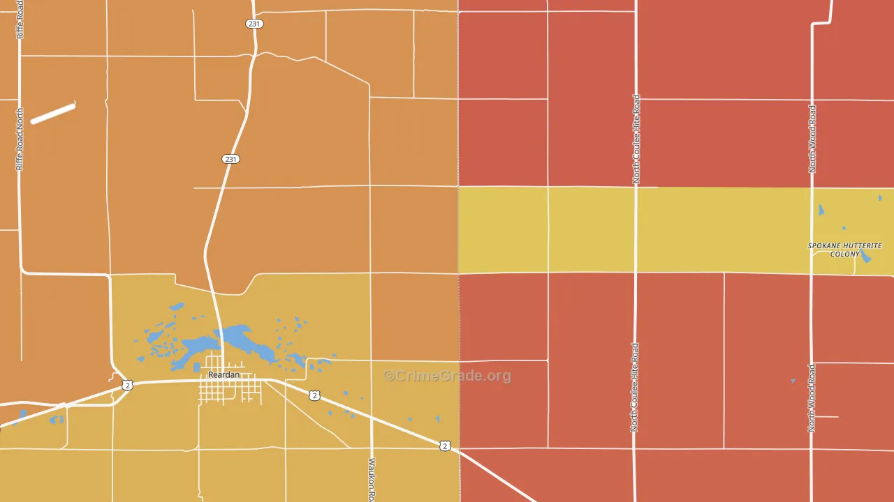 99029, WA Map of Drug-Related Crime Rates