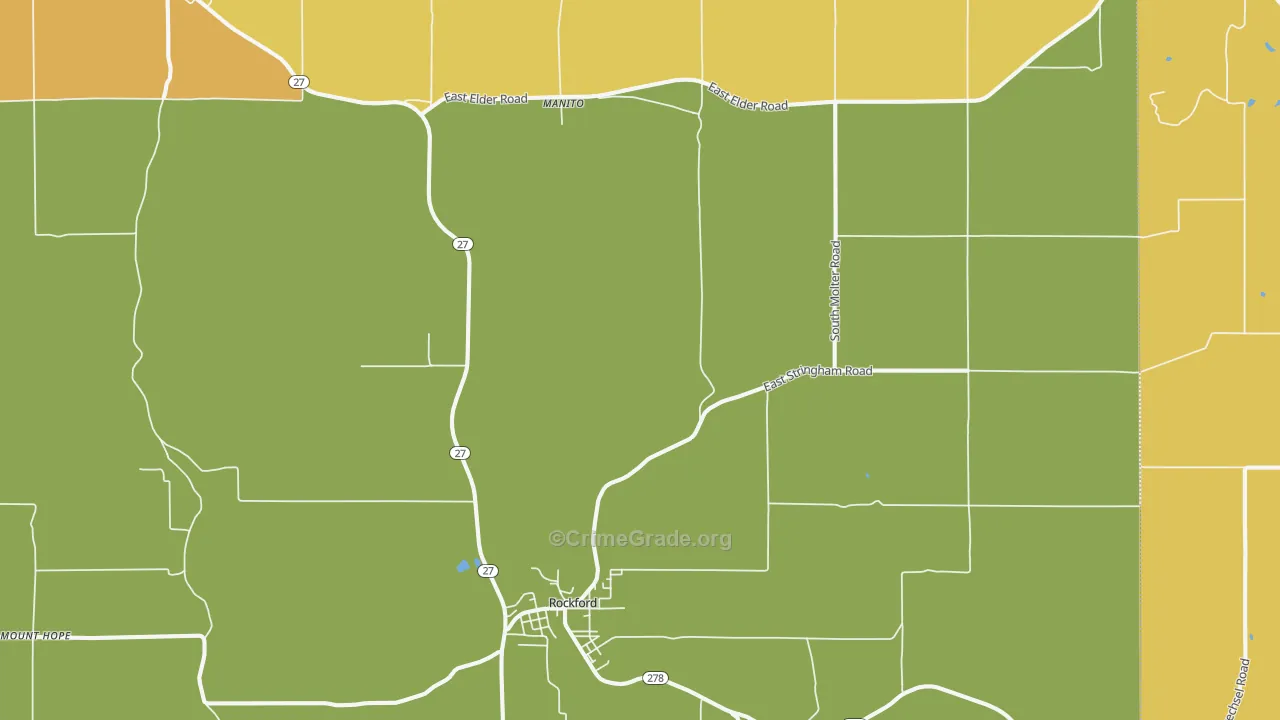 99030, WA Map of Drug-Related Crime Rates