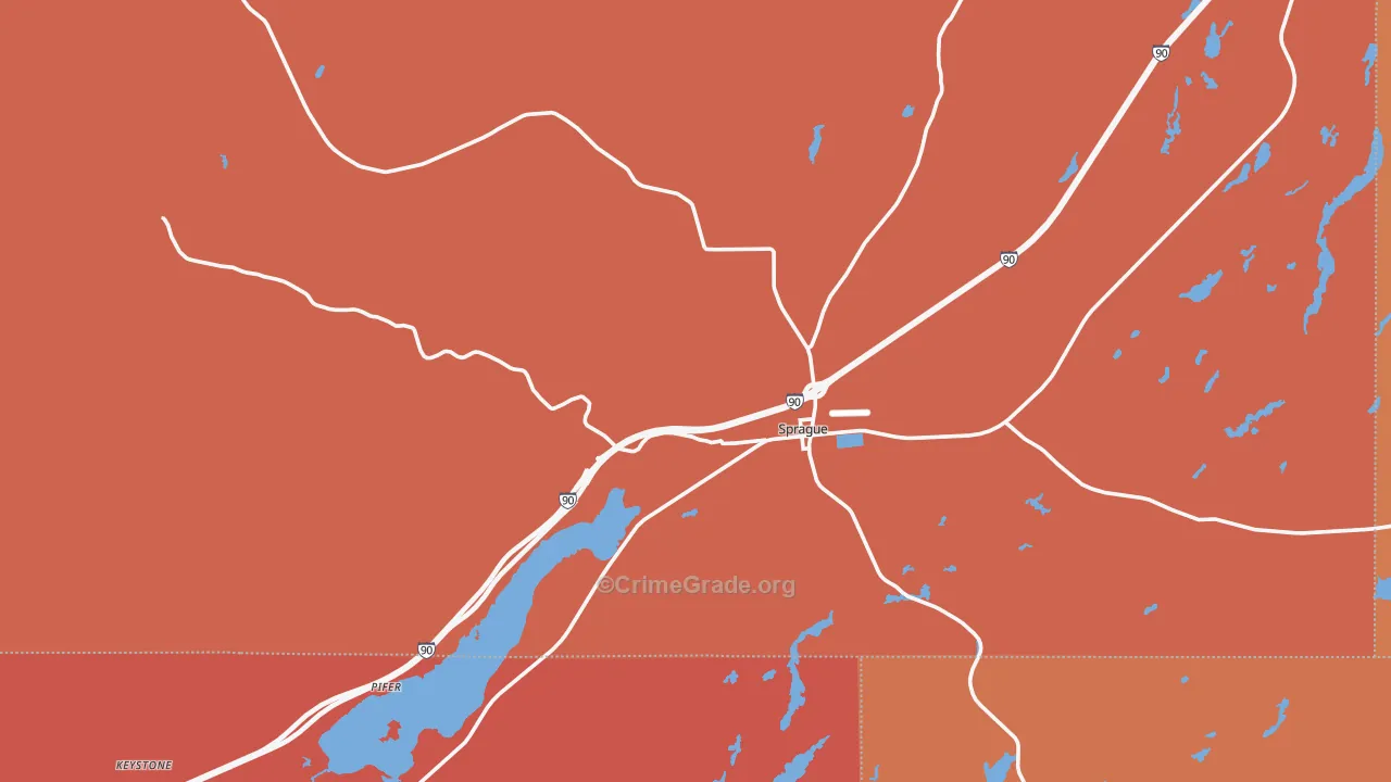99032, WA Map of Drug-Related Crime Rates