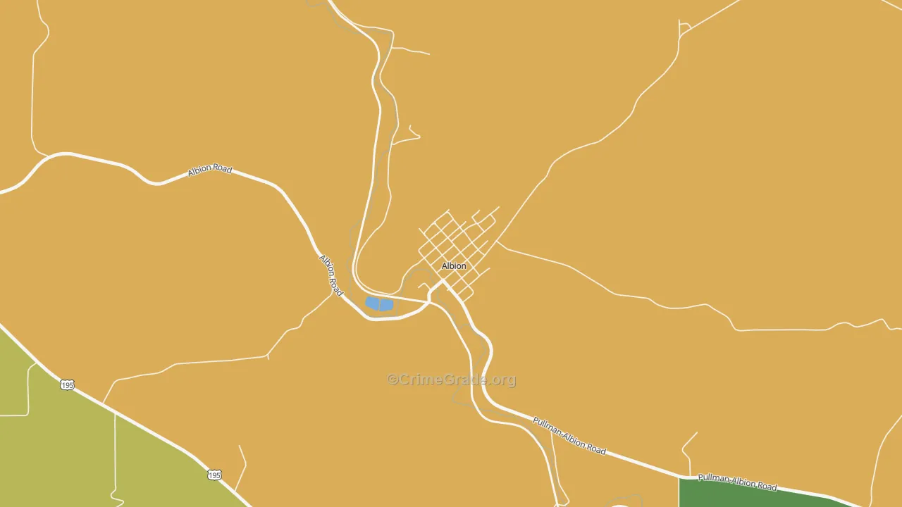99102, WA Map of Drug-Related Crime Rates