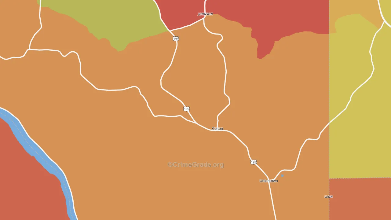 99113, WA Map of Drug-Related Crime Rates