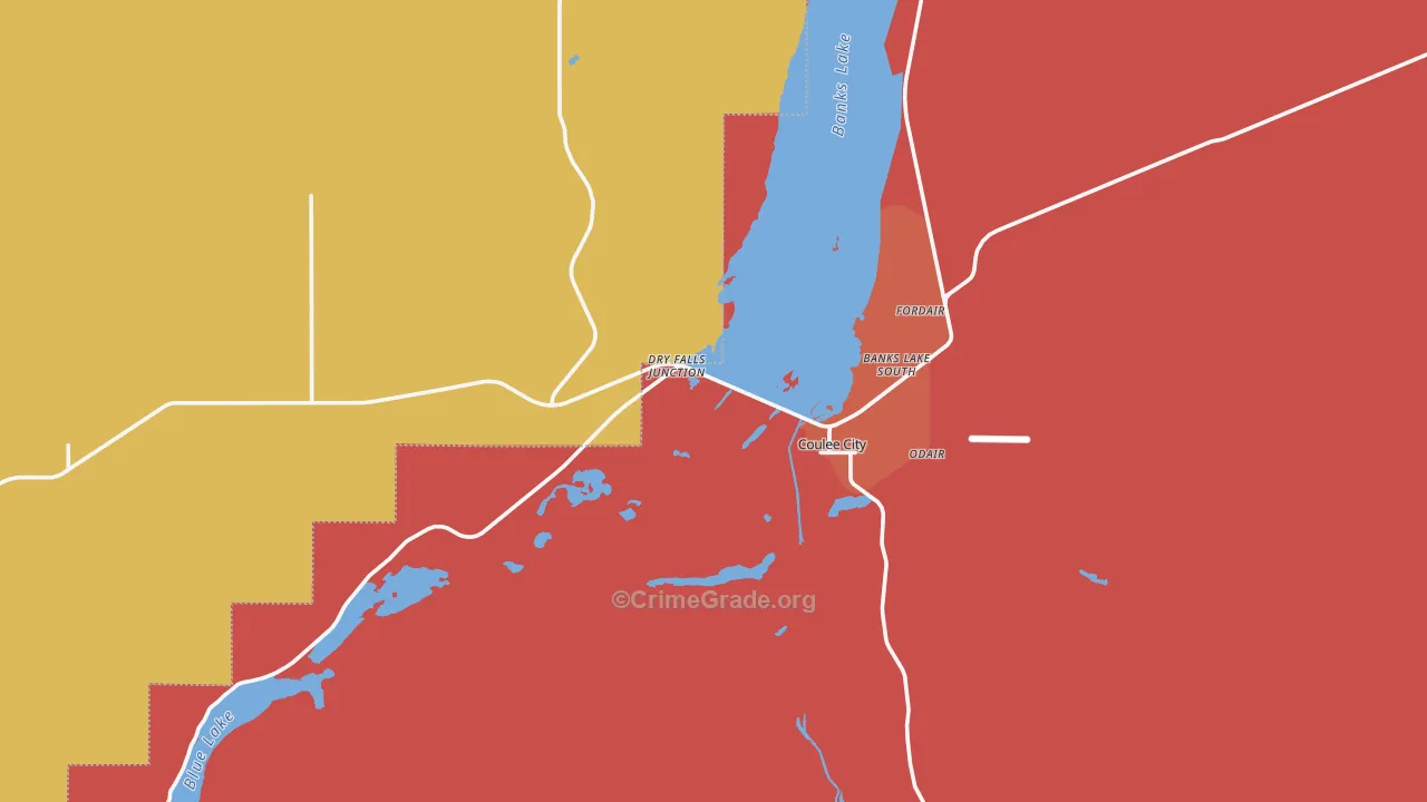 99115, WA Map of Drug-Related Crime Rates