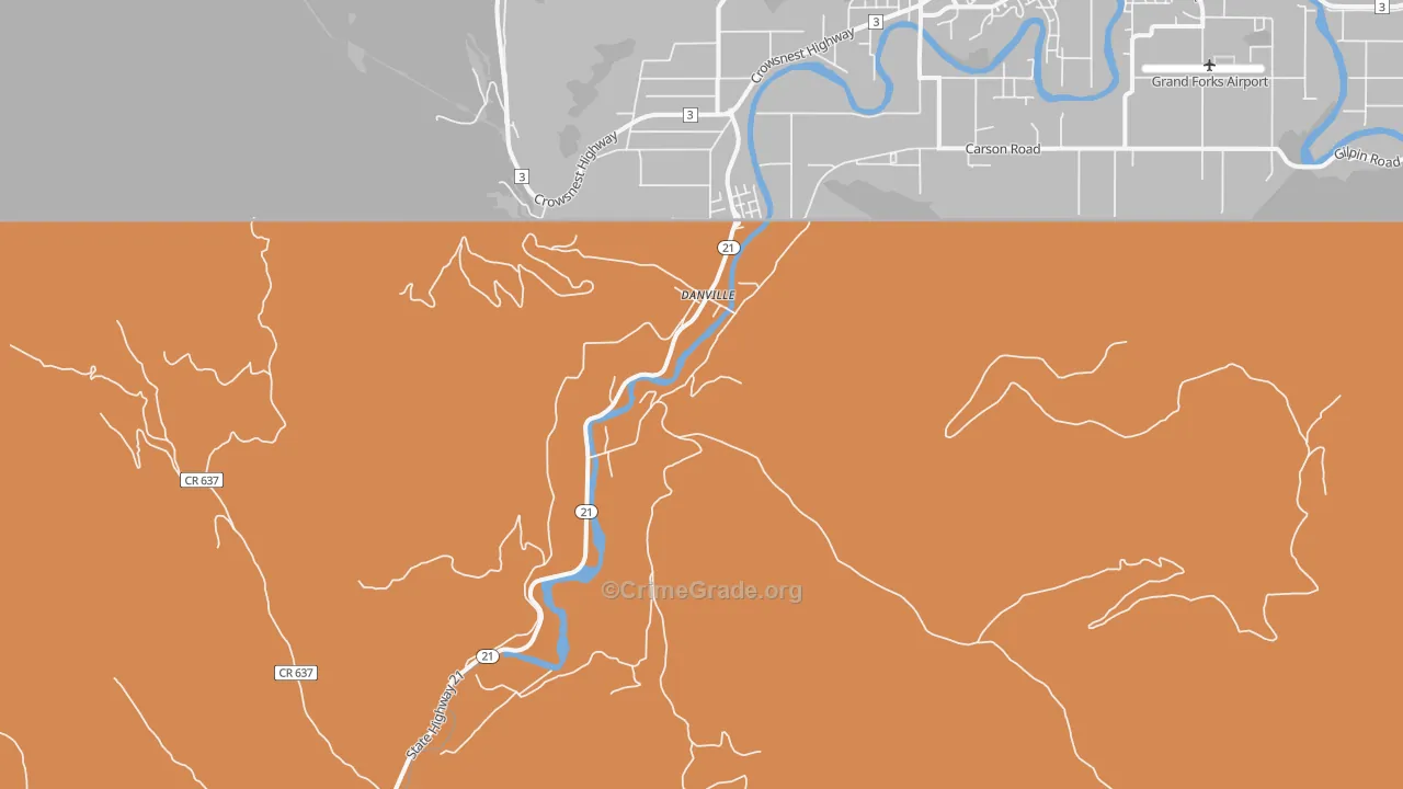 99121, WA Map of Drug-Related Crime Rates