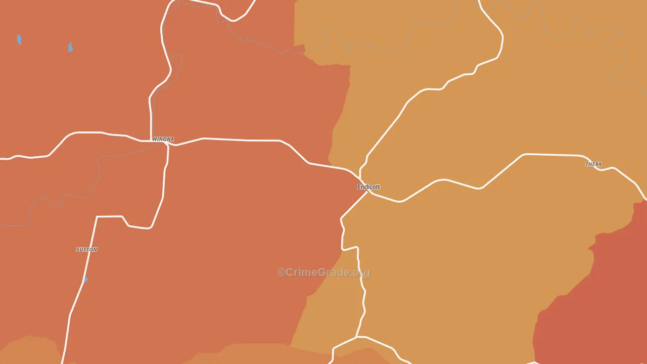 99125, WA Map of Drug-Related Crime Rates