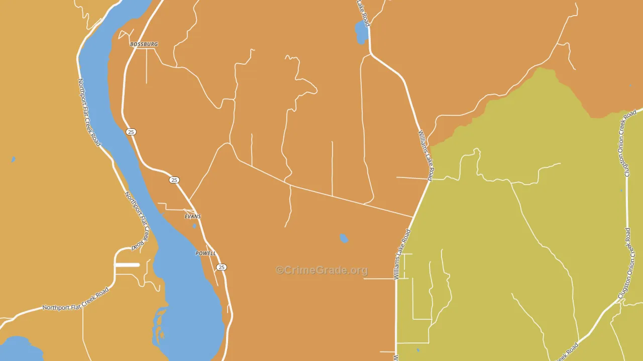 99126, WA Map of Drug-Related Crime Rates