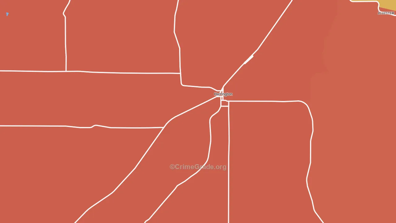 99134, WA Map of Drug-Related Crime Rates