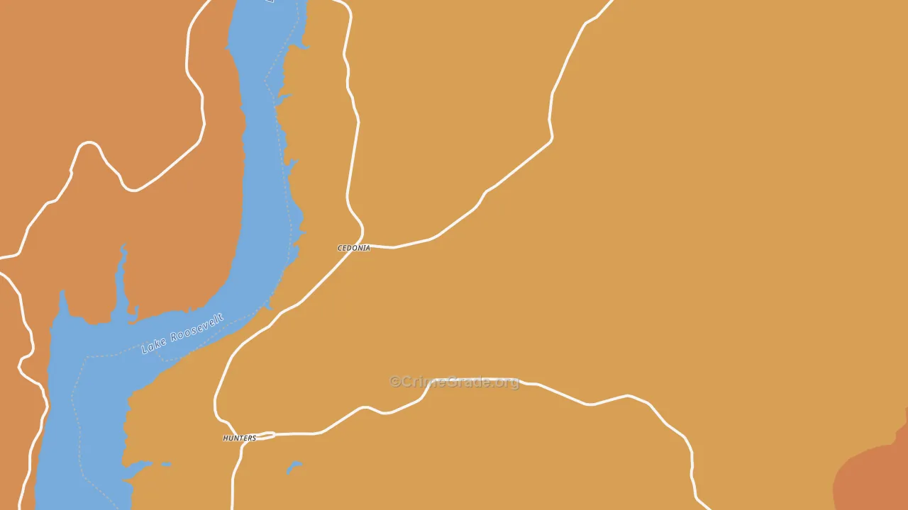 99137, WA Map of Drug-Related Crime Rates