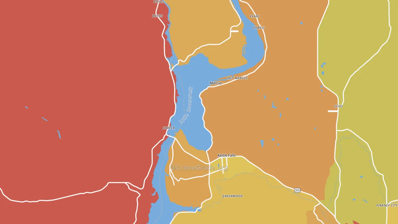 99141, WA Map of Drug-Related Crime Rates