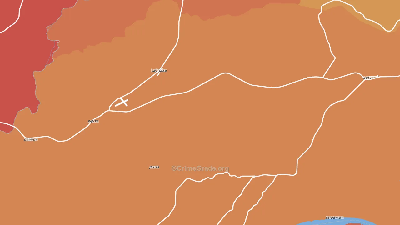99143, WA Map of Drug-Related Crime Rates