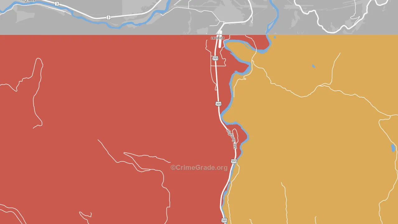 99146, WA Map of Drug-Related Crime Rates
