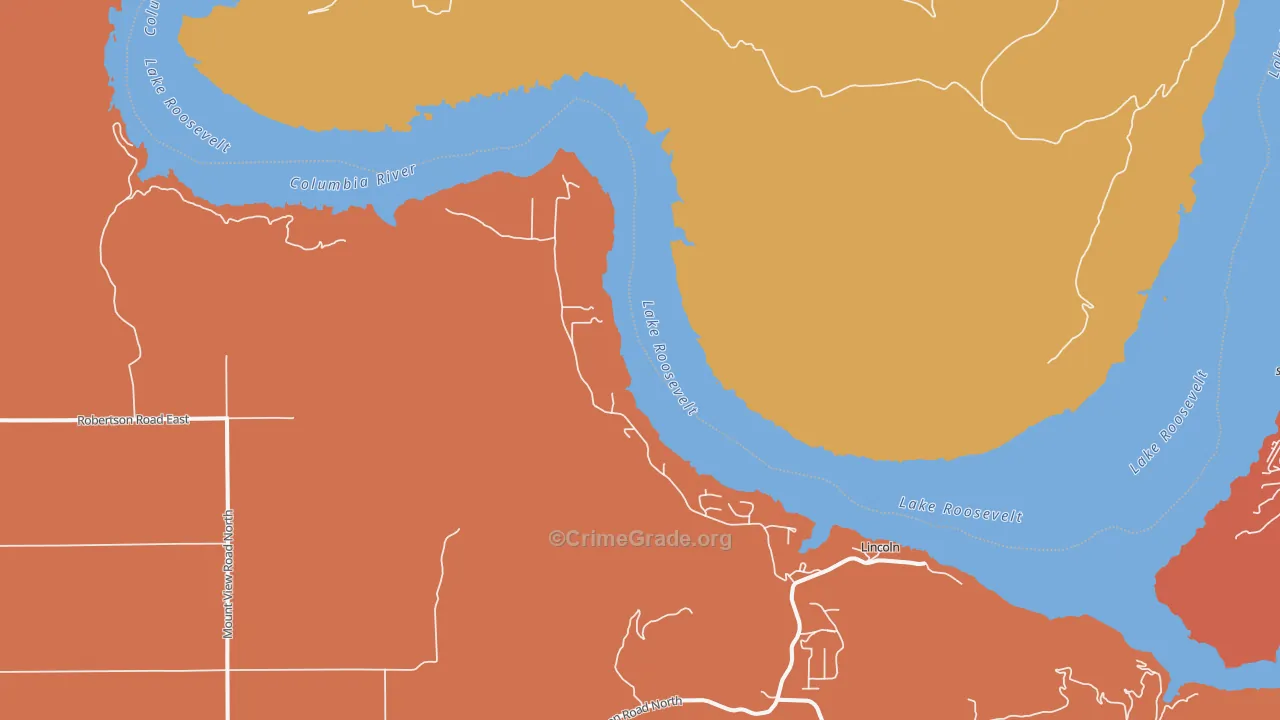 99147, WA Map of Drug-Related Crime Rates