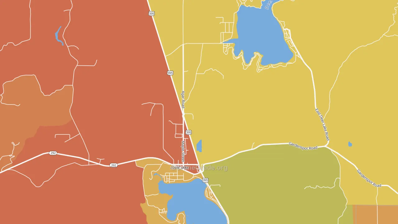 99148, WA Map of Drug-Related Crime Rates