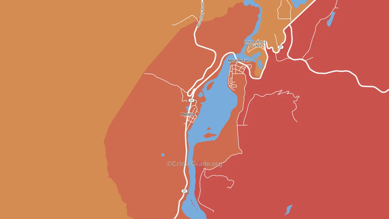 99152, WA Map of Drug-Related Crime Rates