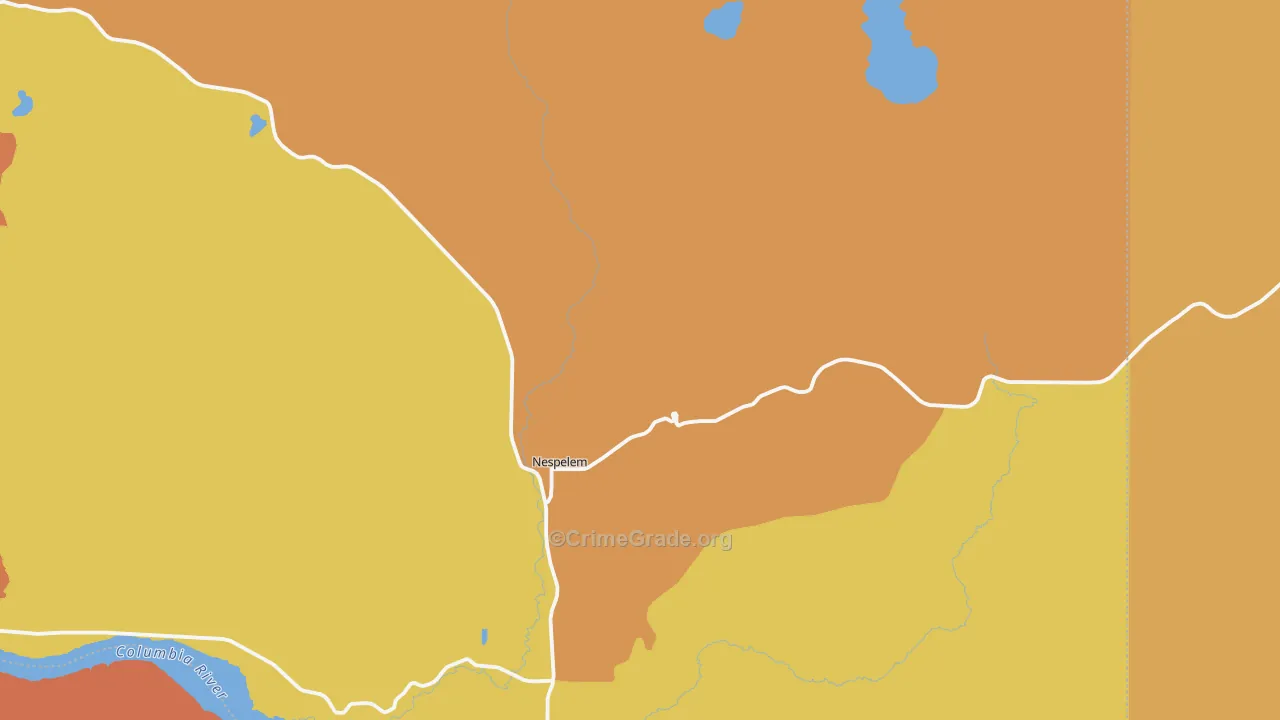 99155, WA Map of Drug-Related Crime Rates