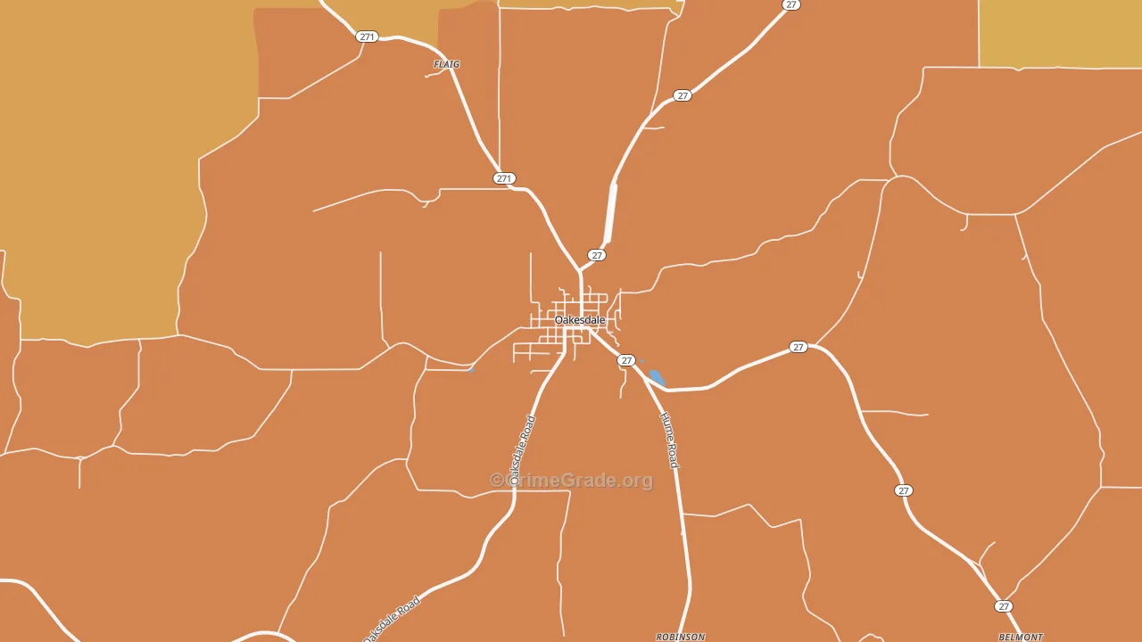 99158, WA Map of Drug-Related Crime Rates