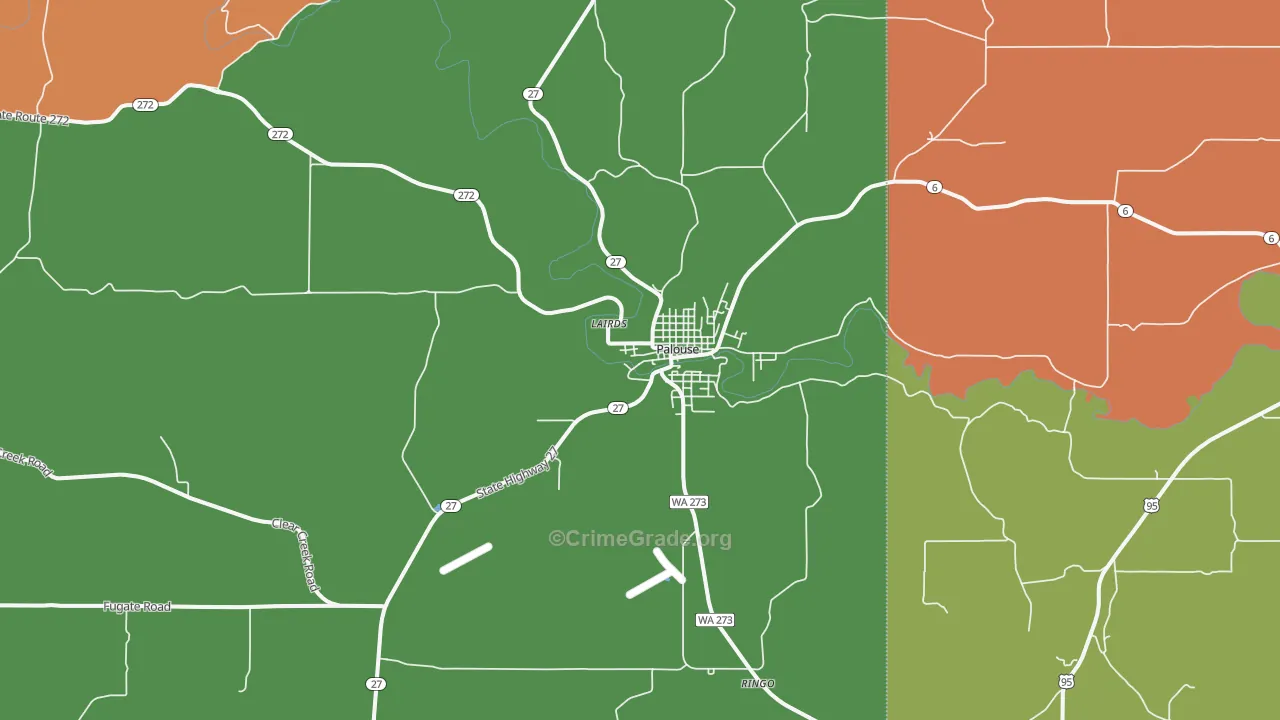 99161, WA Map of Drug-Related Crime Rates