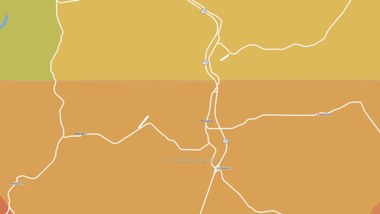 99170, WA Map of Drug-Related Crime Rates