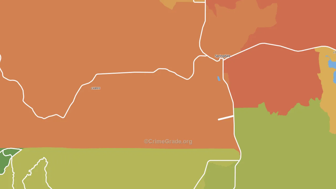 99173, WA Map of Drug-Related Crime Rates