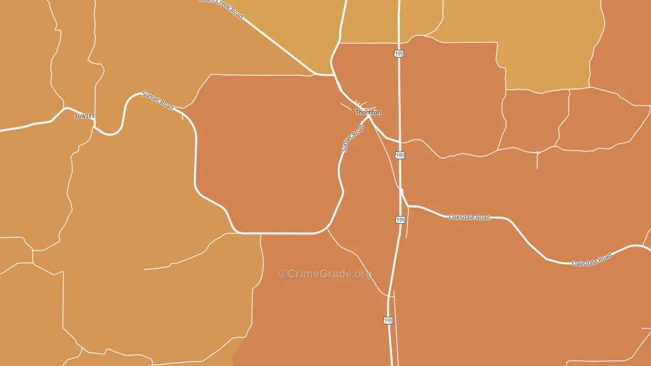 99176, WA Map of Drug-Related Crime Rates
