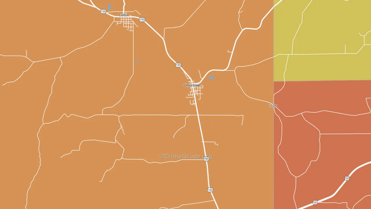 99179, WA Map of Drug-Related Crime Rates
