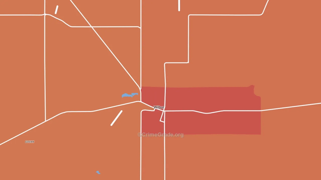 99185, WA Map of Drug-Related Crime Rates