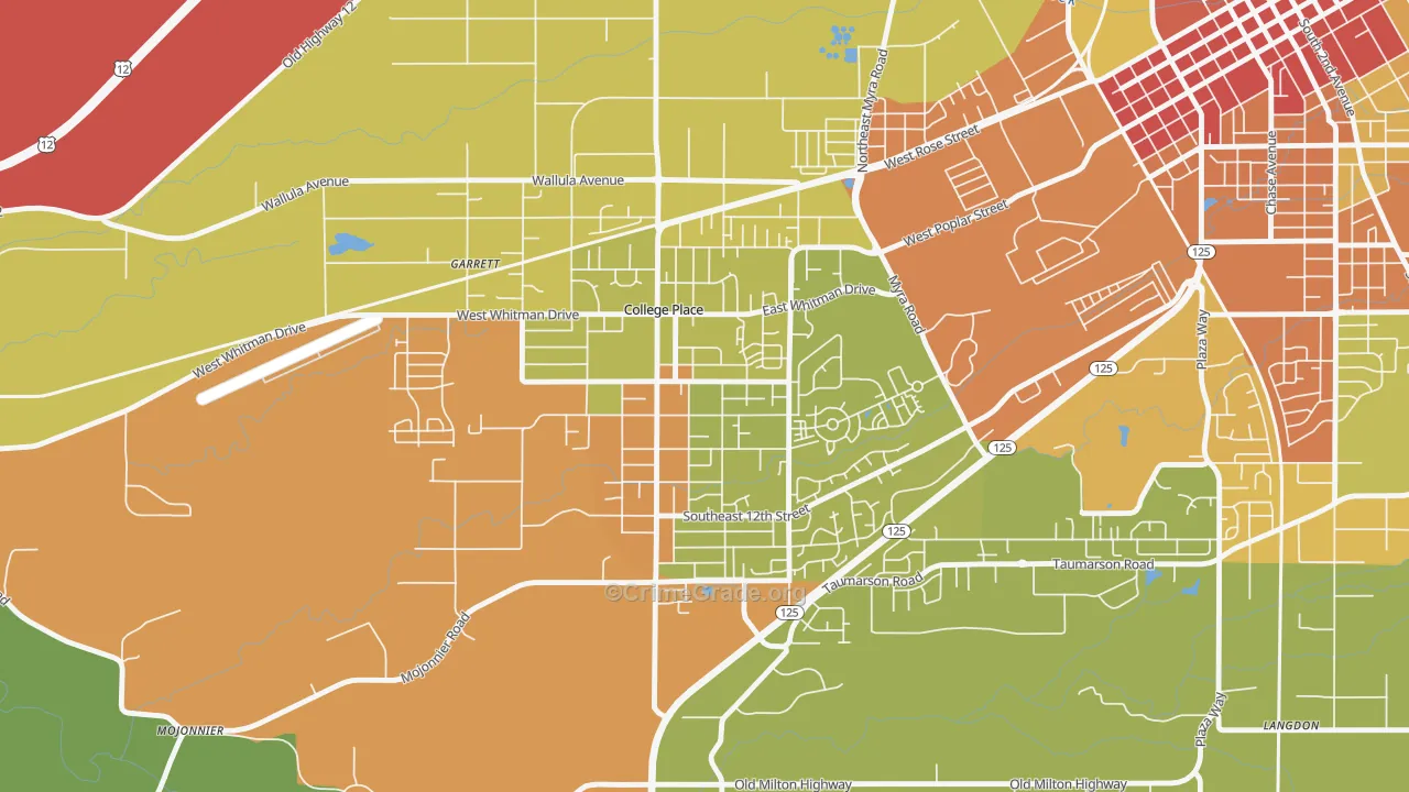 99324, WA Map of Drug-Related Crime Rates