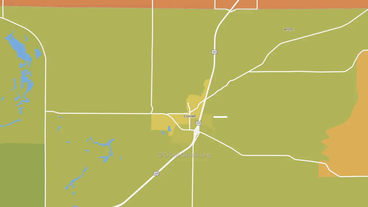 99326, WA Map of Drug-Related Crime Rates