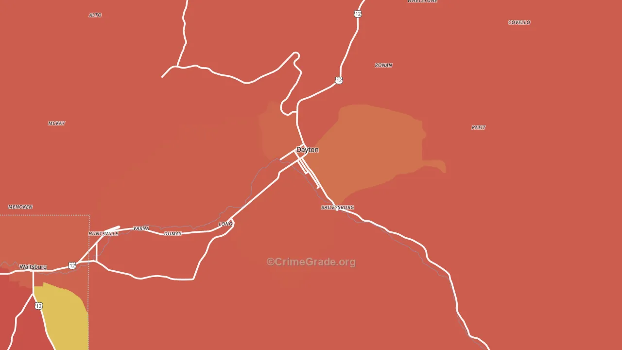 99328, WA Map of Drug-Related Crime Rates